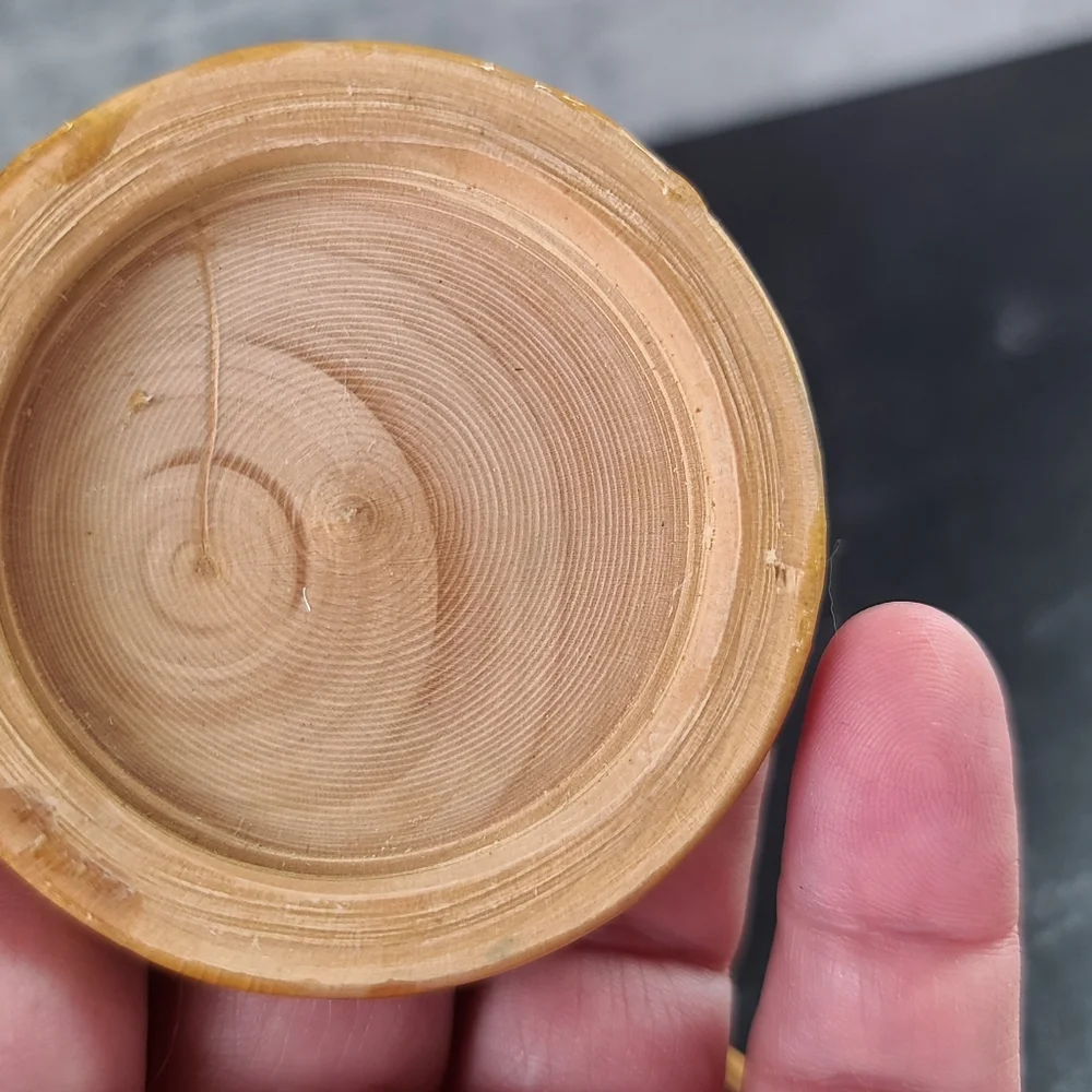 Wooden Mini Cat Trinket Box